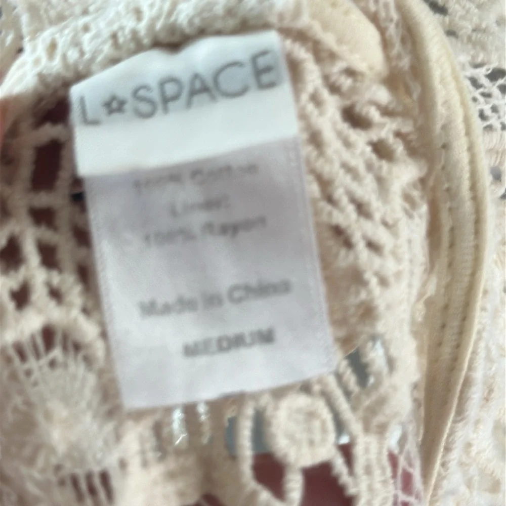 L*SPACE Lucy Cover Up Mini Crochet Dress - Picture 6 of 6